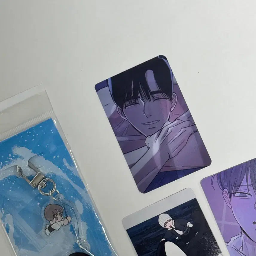[BUNJANG] Sajunghaeil Orca Hunting Law Keychain &amp; Photocard Bundle Set / 사건명해일 범고래사냥법 키링, 포카 일괄