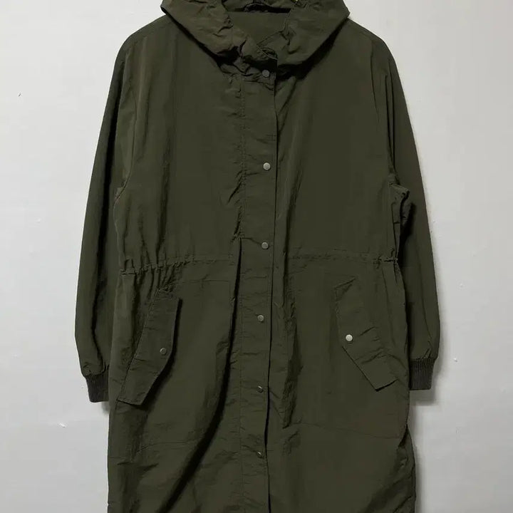 [BUNJANG] 르와조 Long Hooded Field Coat / Free 르와조 루즈핏 롱 후드 야상 코트 정품