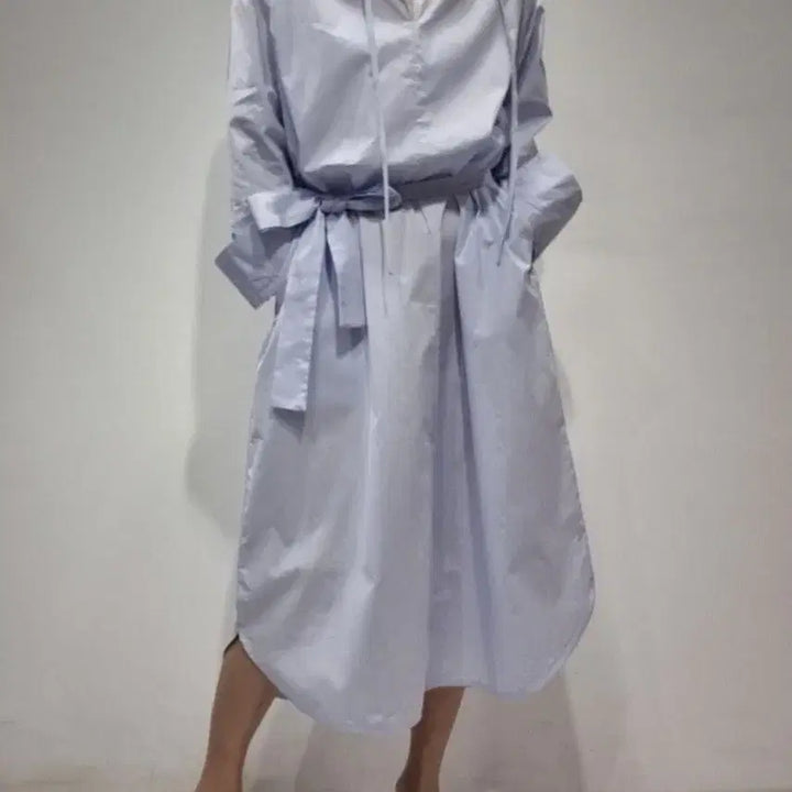 [BUNJANG] Cotton Cape Dress / 코튼 케이프 원피스 / 봄 여름 원피스 유니크 롱원피스 가족사진 하객룩