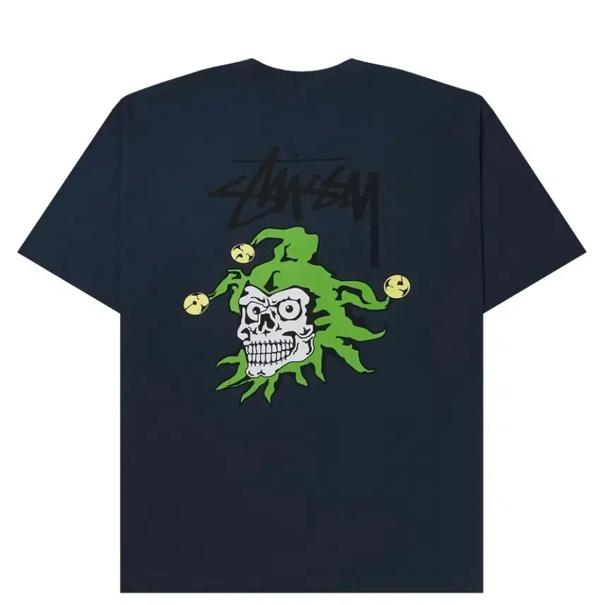 [BUNJANG] Stussy Joker T-Shirt Navy L / [새상품] 라지 L 스투시 반팔 티셔츠 스투시 조커 티셔츠 네이비