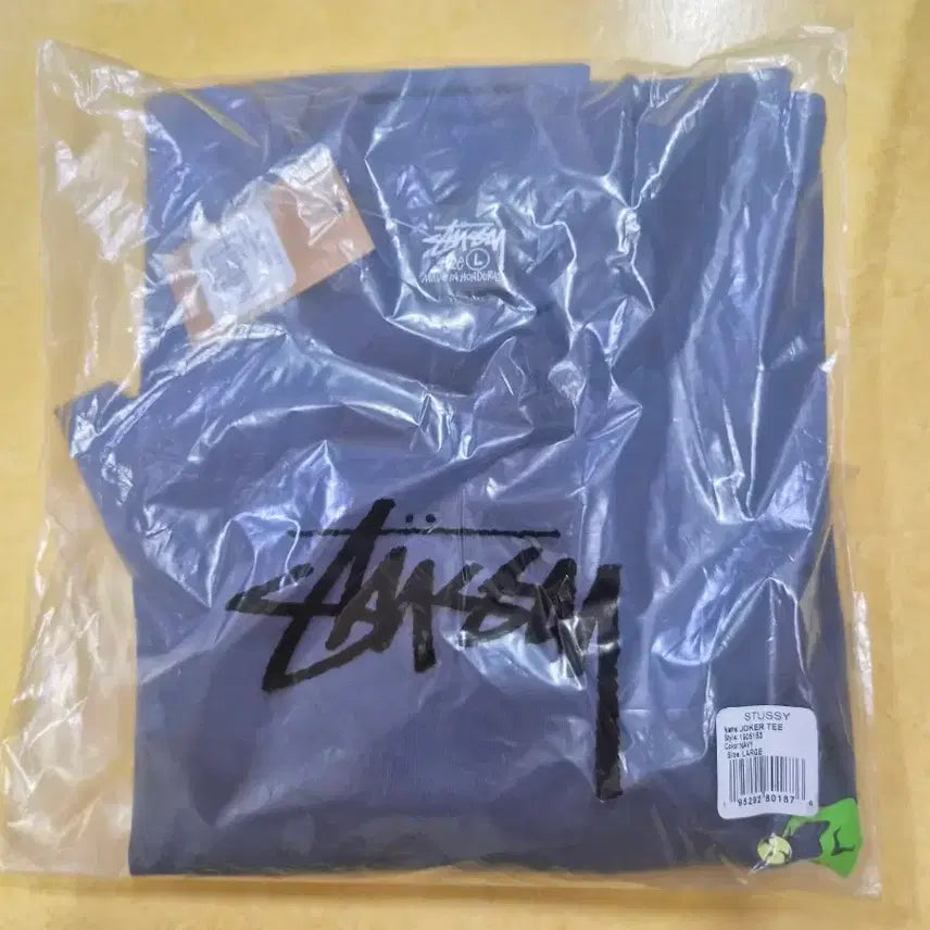 [BUNJANG] Stussy Joker T-Shirt Navy L / [새상품] 라지 L 스투시 반팔 티셔츠 스투시 조커 티셔츠 네이비