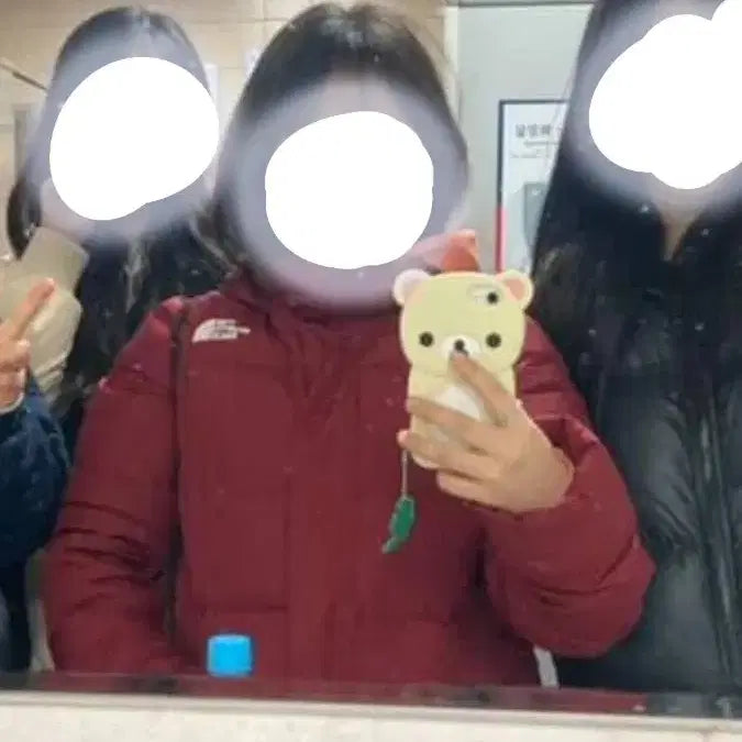 [BUNJANG] The North Face Burgundy Padded Jacket / 노스페이스 버건디 빨강 패딩 제발 사주세요...돈없어요