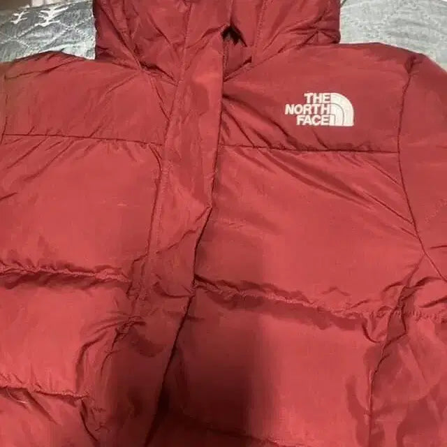 [BUNJANG] The North Face Burgundy Padded Jacket / 노스페이스 버건디 빨강 패딩 제발 사주세요...돈없어요