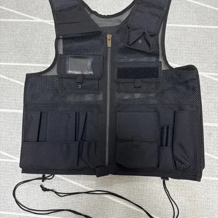 [BUNJANG] DELPHA Tactical Vest Black / DELPHA 멀티포캣 테티컬 베스트  블랙