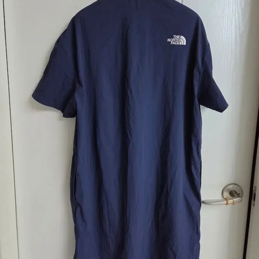[BUNJANG] The North Face Navy Short-Sleeved Dress / 노스페이스 바스락 반팔 원피스 네이비