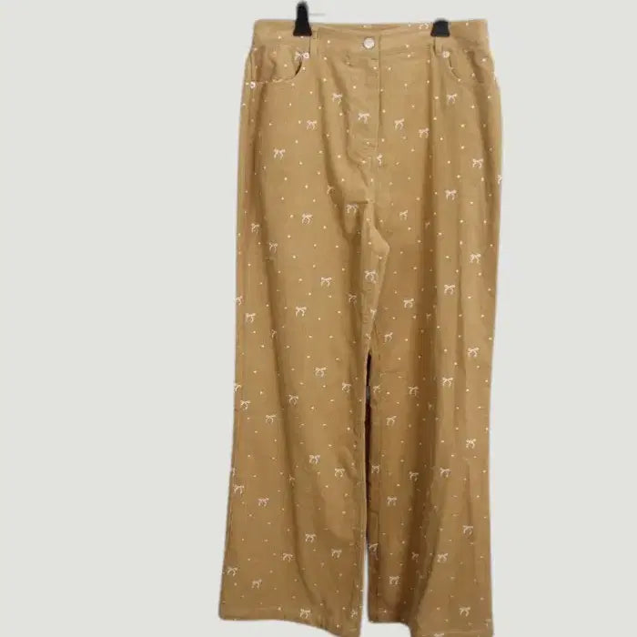[BUNJANG] Voca Vaca Ribbon Pants / 여성L/ 보카바카 리본 팬츠 바지 BG 3-101
