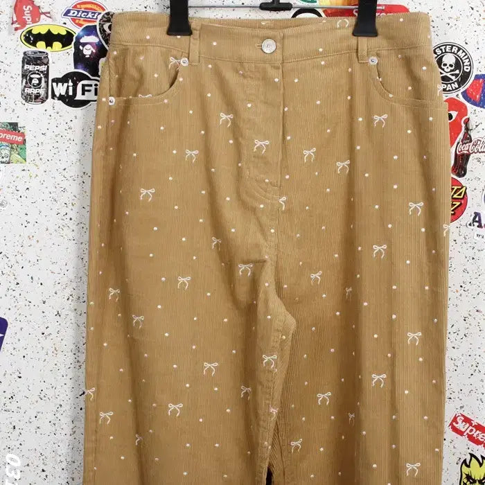 [BUNJANG] Voca Vaca Ribbon Pants / 여성L/ 보카바카 리본 팬츠 바지 BG 3-101