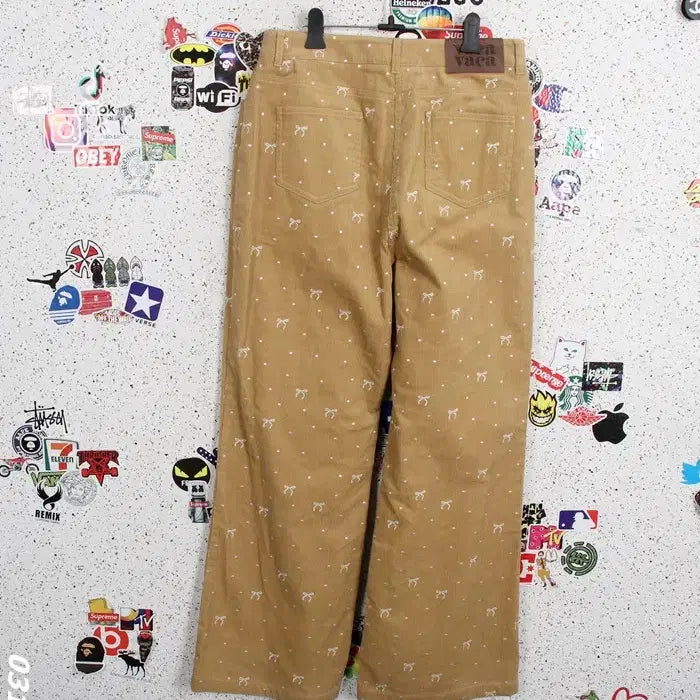[BUNJANG] Voca Vaca Ribbon Pants / 여성L/ 보카바카 리본 팬츠 바지 BG 3-101