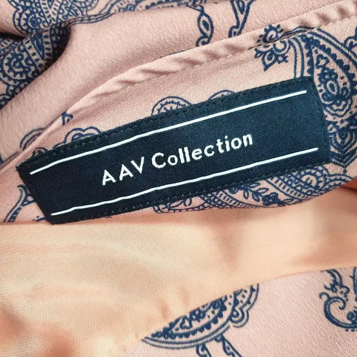[BUNJANG] AAV Paisley Pink Long Dress / AAV 페이즐리 핑크 롱 원피스 프릴 카라 S 여성85