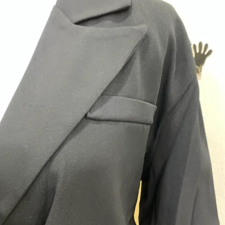 [BUNJANG] Black Double-Button Jacket / 블랙 더블 버튼 자켓