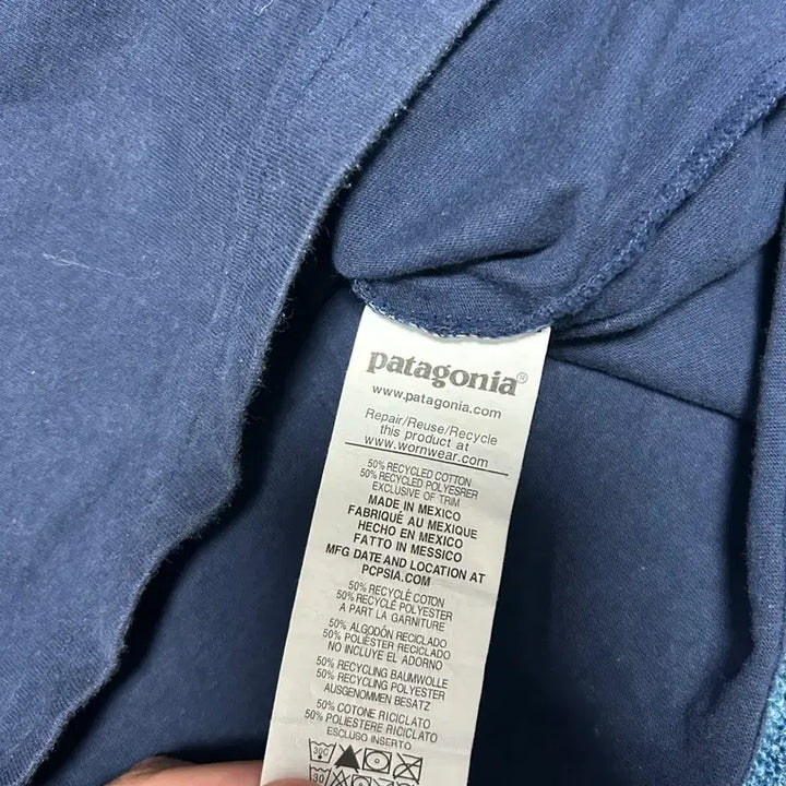 [BUNJANG] Patagonia Navy Short-Sleeve T-shirt XL / 파타고니아 네이비 반팔티셔츠XL