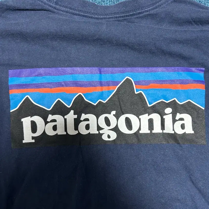 [BUNJANG] Patagonia Navy Short-Sleeve T-shirt XL / 파타고니아 네이비 반팔티셔츠XL