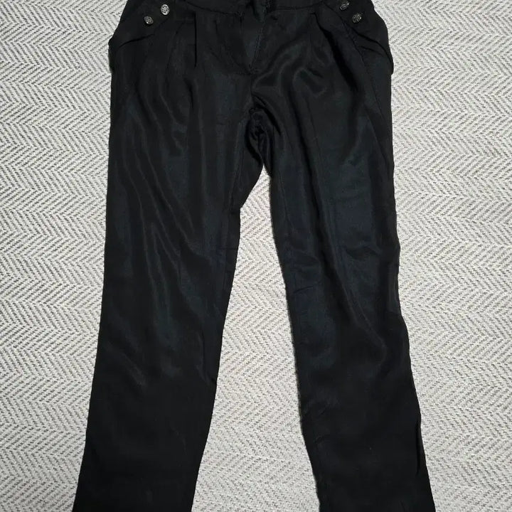 [BUNJANG] TRULIA Black High-Waist Suit Pants / TRULIA 블랙 하이웨스트 정장 바지