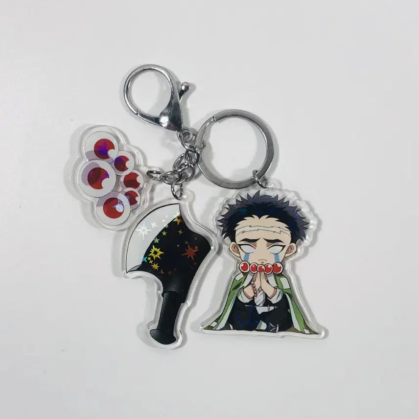 [BUNJANG] Demon Slayer: Kimetsu no Yaiba Kisatsutai Nichirin Blade Acrylic Keyring / 귀멸의 칼날 귀살대 일륜도 캐릭터 총출동 신상품 아크릴 키링 열쇠고리