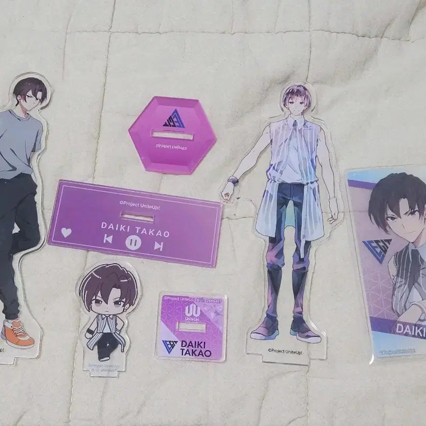 [BUNJANG] UNITE.UP! Takao Daiki Acrylic Stand Bundle Set / (급전) 유나이트 업 타카오 다이키 아크릴 일괄 판매합니다