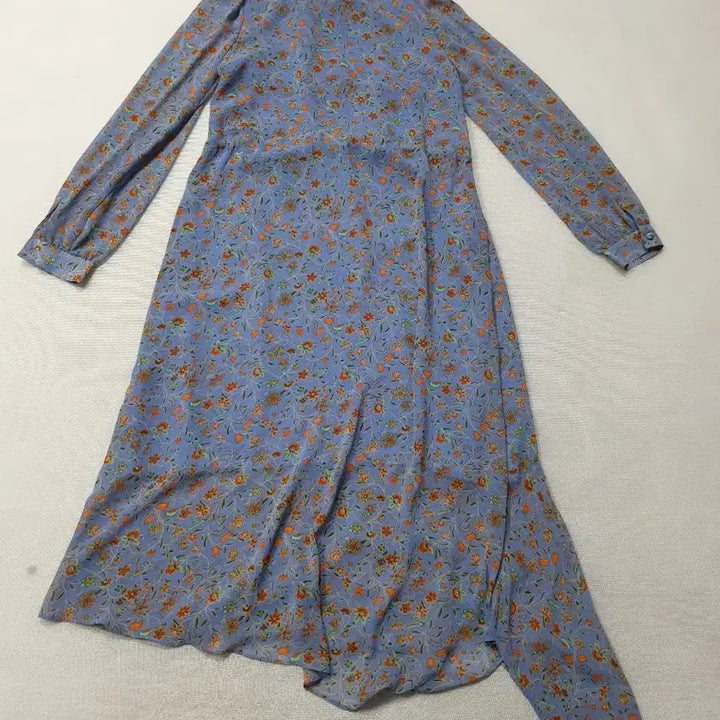 [BUNJANG] AVV COLLECTION Chiffon Floral Asymmetrical Long Dress / AVV COLLECTION 쉬폰 플라워 롱 언발 원피스 여성85