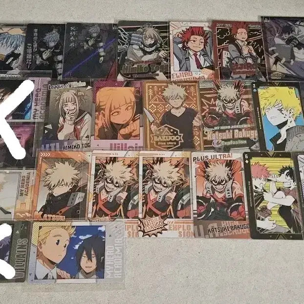 [BUNJANG] My Hero Academia Shigaraki Bakugo Todoroki Kirishima Trading Cards Bundle Set / (일괄+덤)히로아카 나히아 스냅마이드트럼프카드시가라키바쿠고토가키리시마