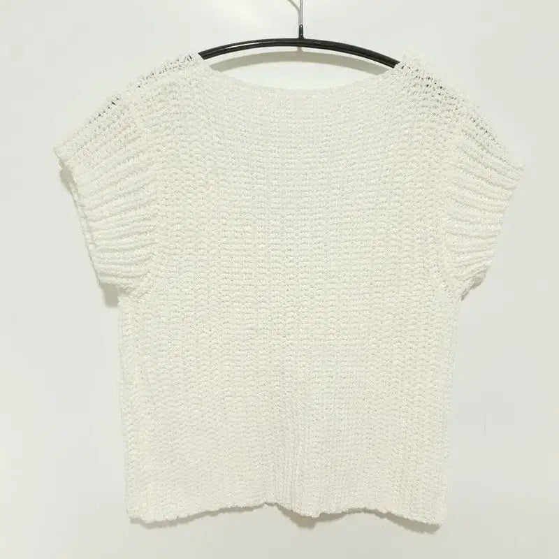 [BUNJANG] F Ivory Crop Cardigan / 여름 크롭 가디건 F 아이보리_i3991