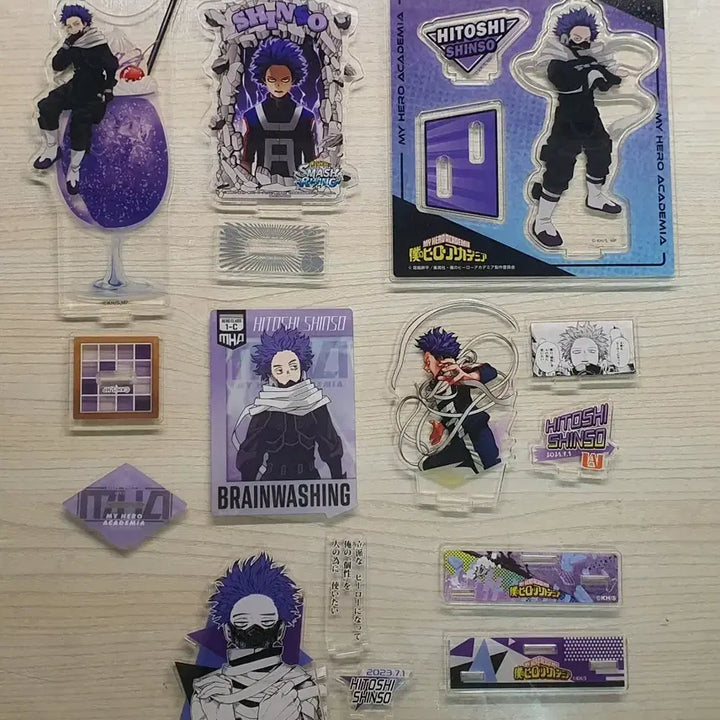 [BUNJANG] My Hero Academia Hitoshi Shinso Acrylic Bundle Set / 나히아 히로아카 신소 히토시 아크릴 일괄 판매