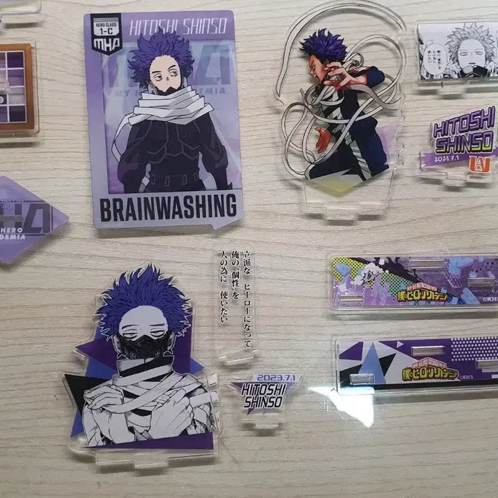 [BUNJANG] My Hero Academia Hitoshi Shinso Acrylic Bundle Set / 나히아 히로아카 신소 히토시 아크릴 일괄 판매
