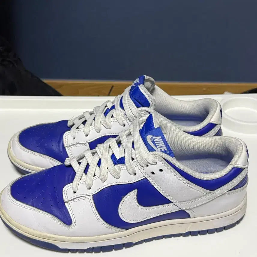 [BUNJANG] Nike Dunk Low Retro Racer Blue White / 나이키 덩크 로우 레트로 레이서 블루 앤 화이트