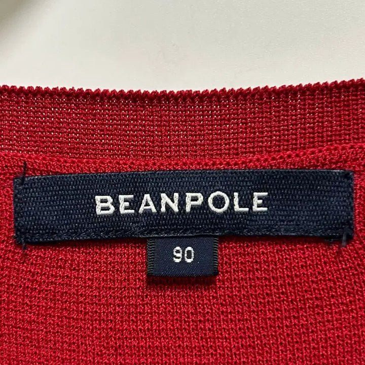 [BUNJANG] Beanpole Ladies Color Block Logo Embroidered Knit Dress / [여자-90]빈폴레이디스 컬러 블록 로고 자수 니트 원피스