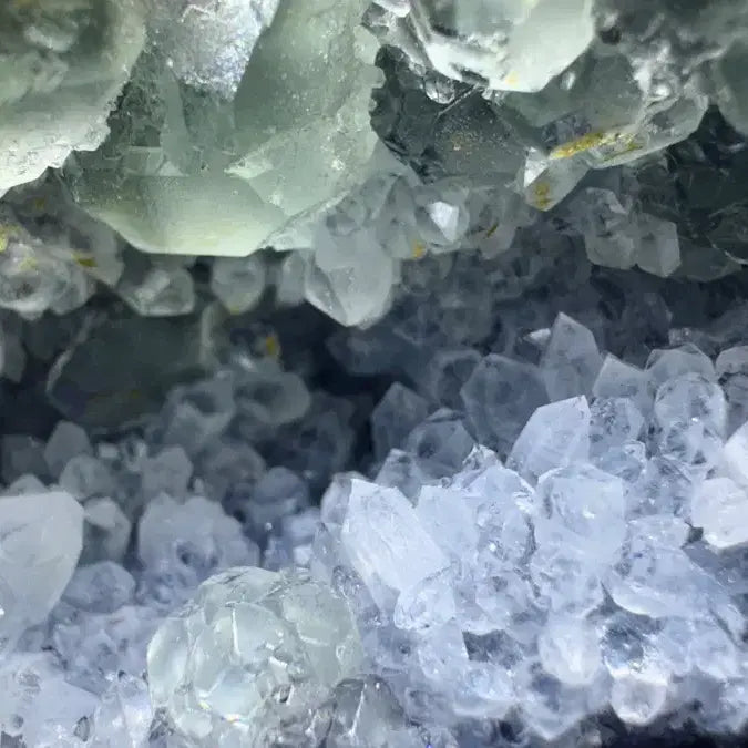 [BUNJANG] Green Fluorite and Quartz Symbiosis / 그린 플루오라이트 &amp; 수정 공생 (Fluorite)