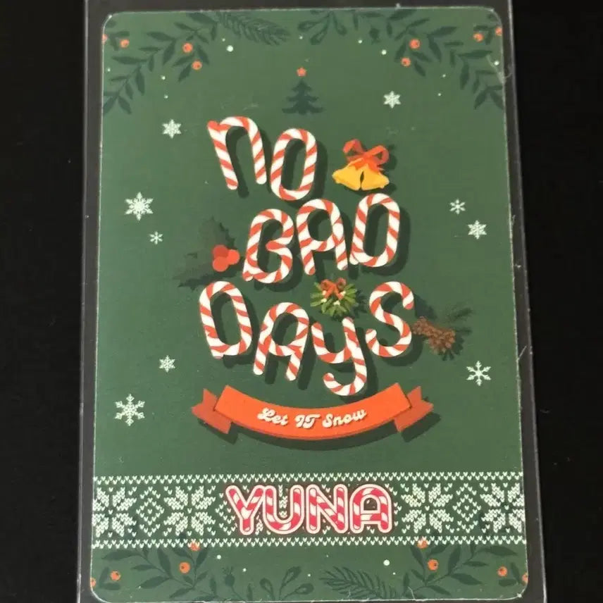 [BUNJANG] ITZY Yuna Photocard No Bad Days / ITZY 있지 유나 포토카드 노밷데 no bad days yuna