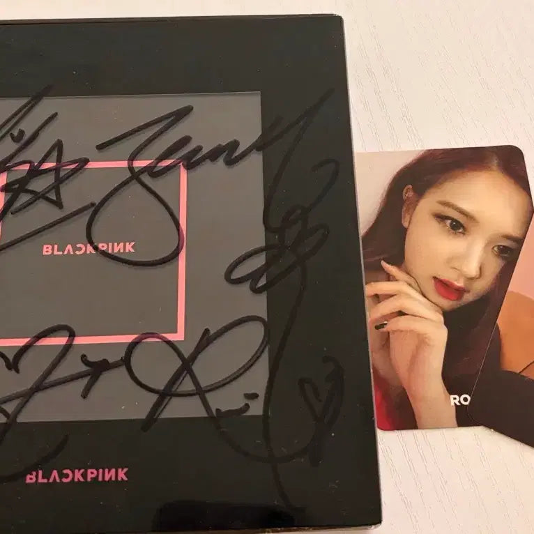 [BUNJANG] Blackpink DDU-DU DDU-DU Album with Signed Autograph &amp; Photocard / 블랙핑크 뚜두뚜두 앨범 친필사인(포카포함)