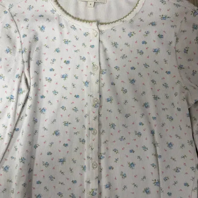 [BUNJANG] Thursday Island Han Suah Floral Cardigan S / 써스데이 아일랜드 Thursday Island 한수아 꽃무늬 가디건 S
