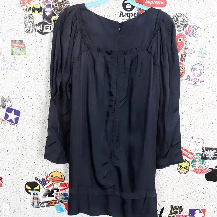[BUNJANG] SJ Rayon 100% Blouse / 여성66/ 한섬 SJ 레이온100 블라우스 NV 4-1