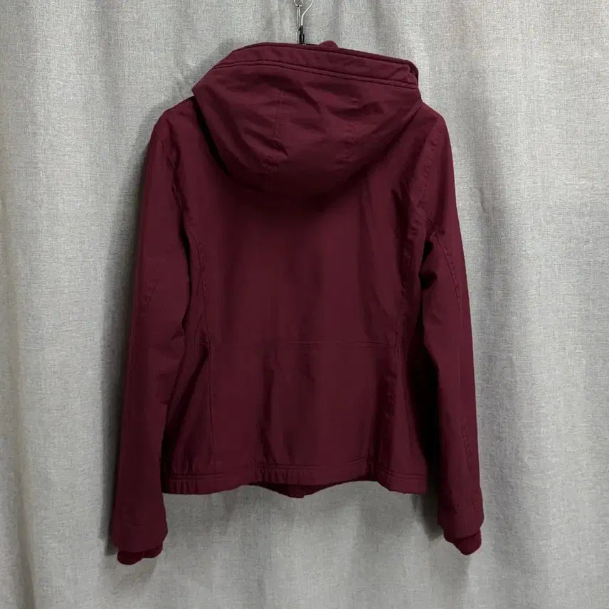 [SOLD OUT] [M] 홀리스터 버건디 후드 기모 바람막이 자켓