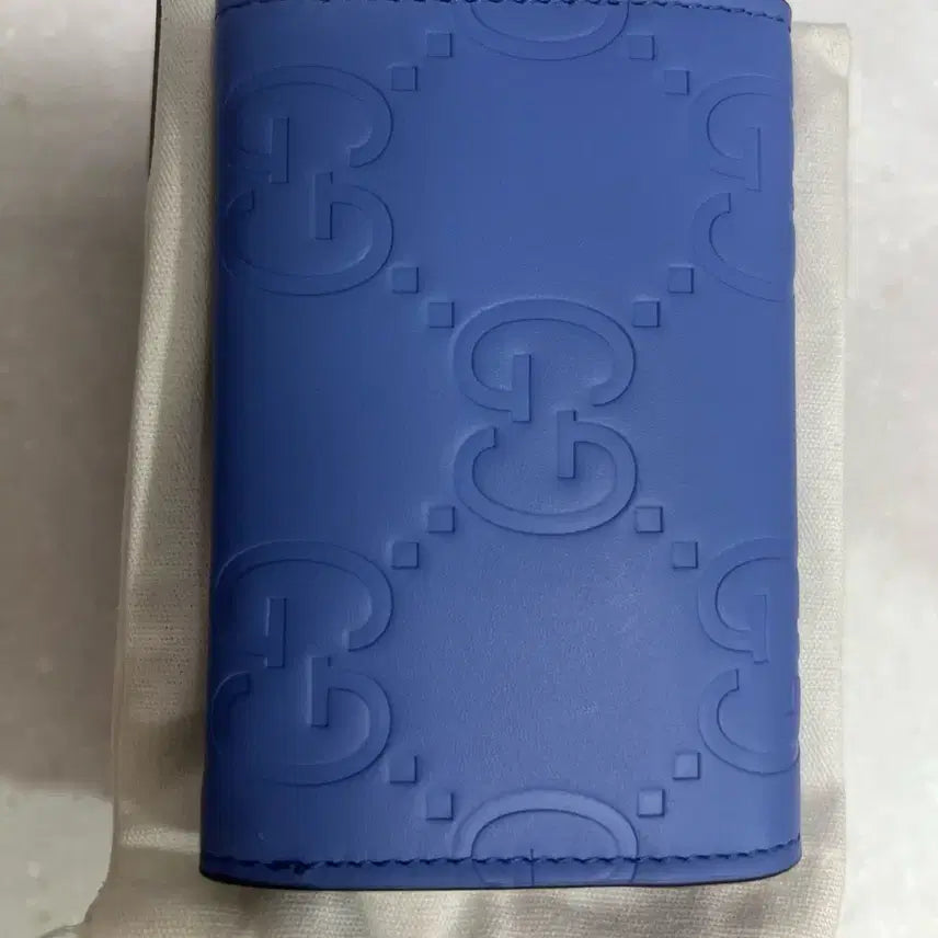 [SOLD OUT] 구찌 점보 GG 엠보스 블루