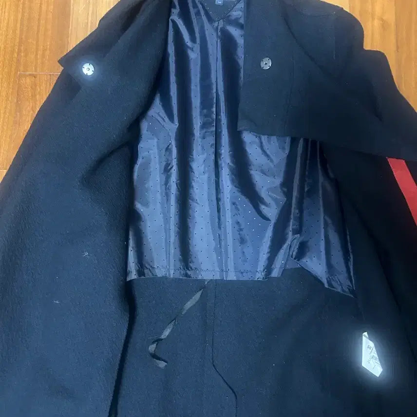 [BUNJANG] Tommy Hilfiger Navy Wool Coat / 타미힐피거 네이비 모직 코트