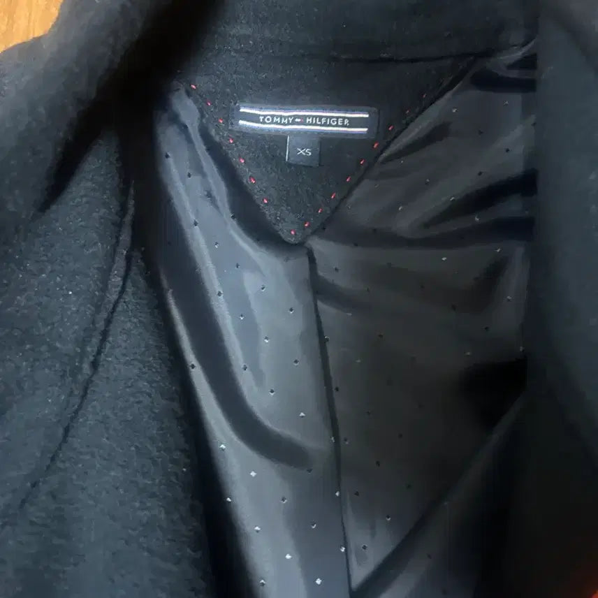 [BUNJANG] Tommy Hilfiger Navy Wool Coat / 타미힐피거 네이비 모직 코트