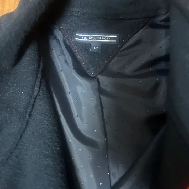 [BUNJANG] Tommy Hilfiger Navy Wool Coat / 타미힐피거 네이비 모직 코트