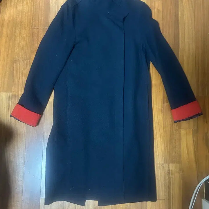 [BUNJANG] Tommy Hilfiger Navy Wool Coat / 타미힐피거 네이비 모직 코트