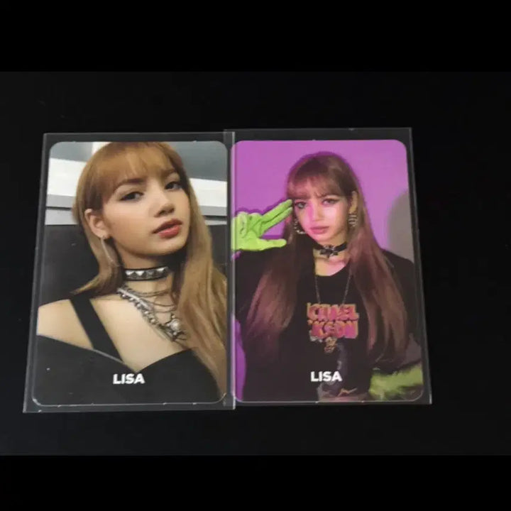 [BUNJANG] BLACKPINK Lisa Square Up Photocard / 블랙핑크 리사 스퀘어 업 포토카드 2장
