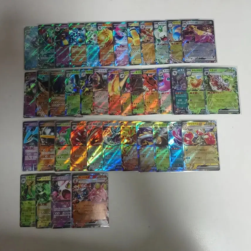 [BUNJANG] Pokemon Card Ancient (sv4k) - Crimson (sv5a) ex RR Collection / 포켓몬카드 고대(sv4k)~크림슨(sv5a) ex RR 모음