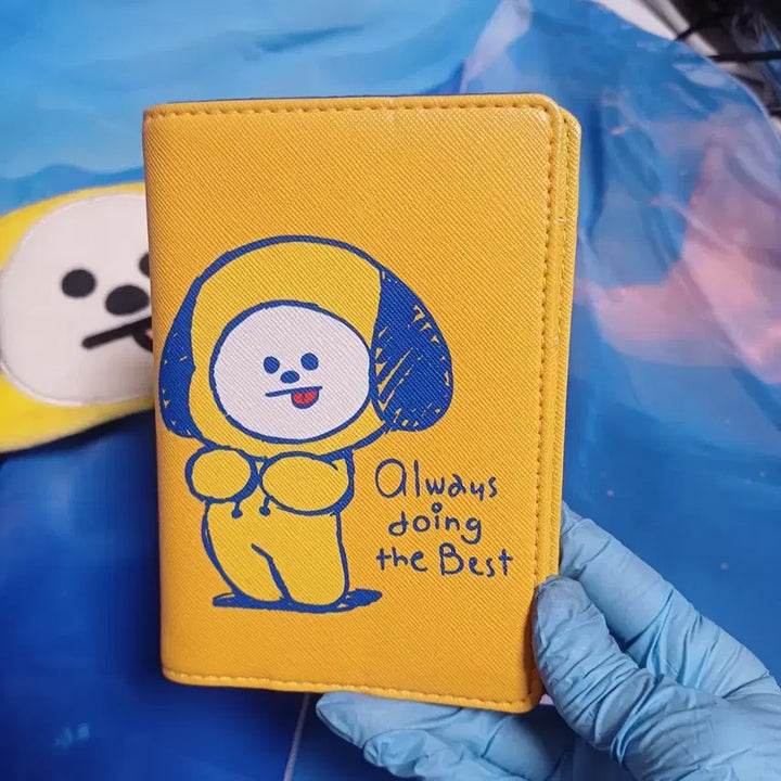 [BUNJANG] BT21 Chimmy Set: Headband &amp; Passport Case / BT21 치미 세안밴드+ 여권케이스 세트 (방탄소년단 bts  캐릭터)