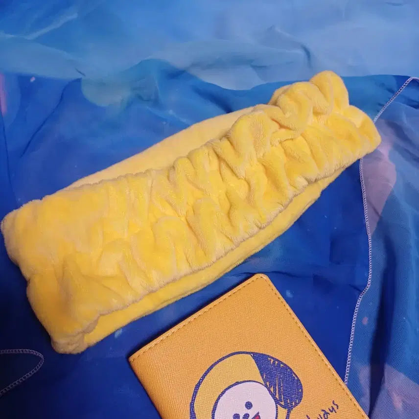[BUNJANG] BT21 Chimmy Set: Headband &amp; Passport Case / BT21 치미 세안밴드+ 여권케이스 세트 (방탄소년단 bts  캐릭터)
