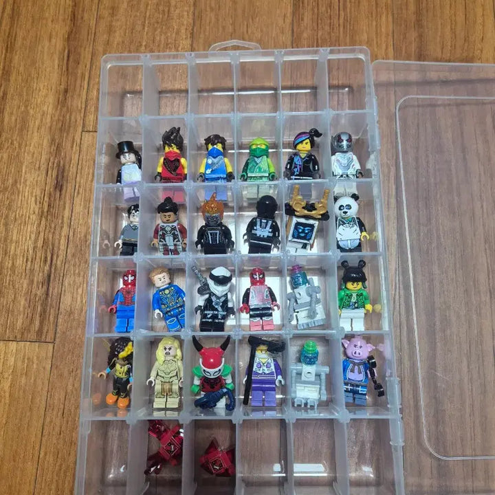 [BUNJANG] Lego Minifigure Mixed 26 Set with Case / 레고 미니피겨 혼합 26개 세트 케이스포합