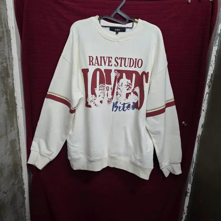 [BUNJANG] RAIVE STUDIO Ivory Sweatshirt / RAIVE STUDIO 아이보리 맨투맨 티셔츠