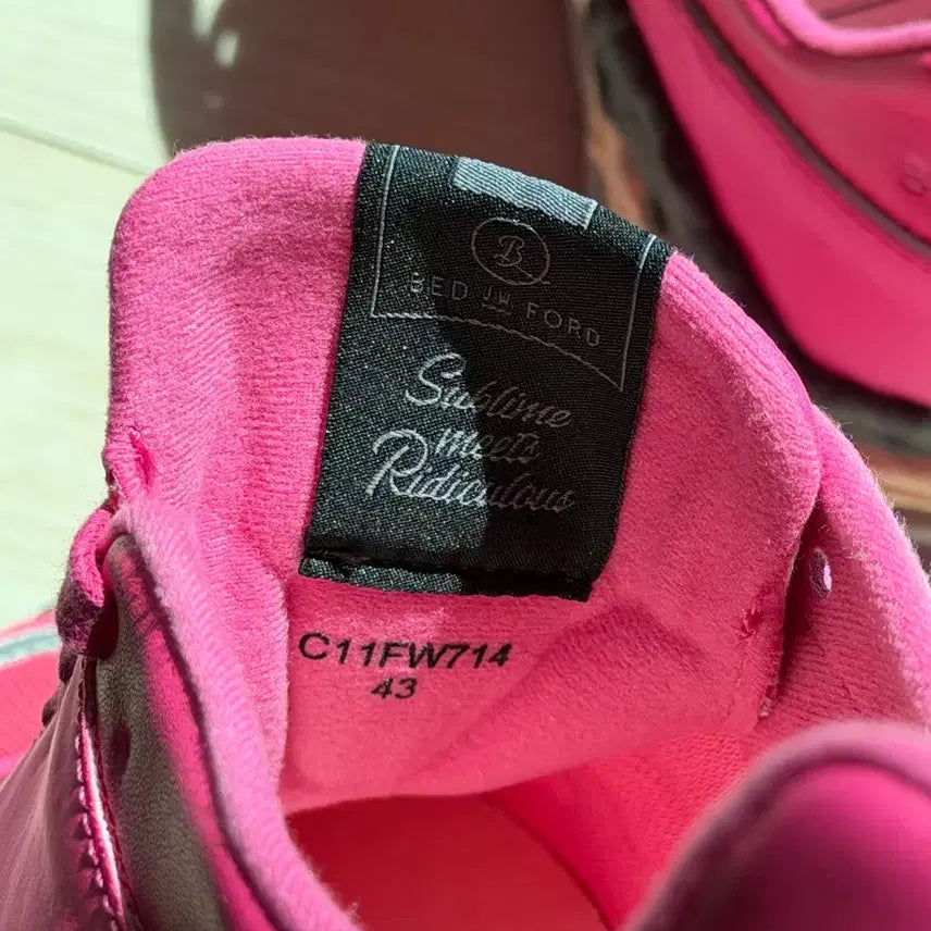 [BUNJANG] Maison Mihara Yasuhiro x BED J.W. FORD George Pink Sneakers / 메종 미하라 야스히로 x 베드 J.W. 포드 조지 핑크 스니커즈