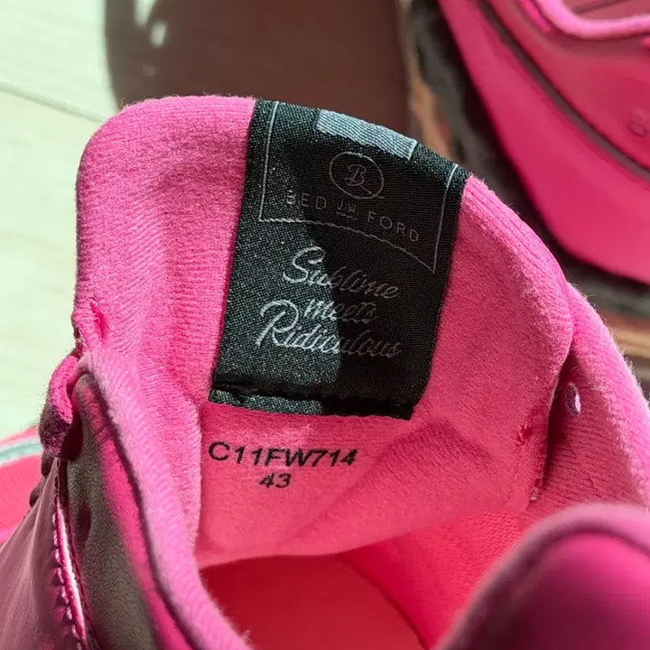 [BUNJANG] Maison Mihara Yasuhiro x BED J.W. FORD George Pink Sneakers / 메종 미하라 야스히로 x 베드 J.W. 포드 조지 핑크 스니커즈