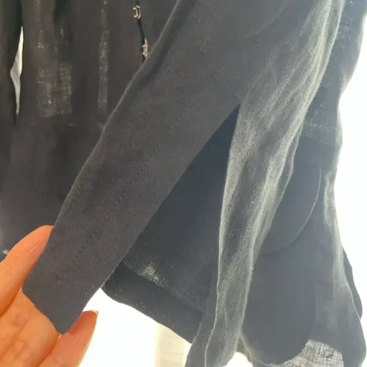 [BUNJANG] Max Mara Max&amp;Co Linen Black Jacket / 득템찬스)막스마라 max&amp;co 린넨100검정자켓