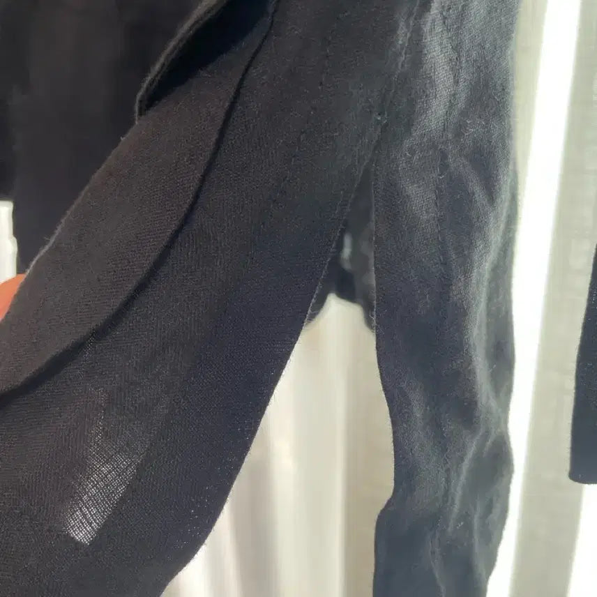 [BUNJANG] Max Mara Max&amp;Co Linen Black Jacket / 득템찬스)막스마라 max&amp;co 린넨100검정자켓