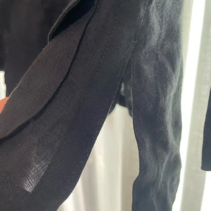 [BUNJANG] Max Mara Max&amp;Co Linen Black Jacket / 득템찬스)막스마라 max&amp;co 린넨100검정자켓