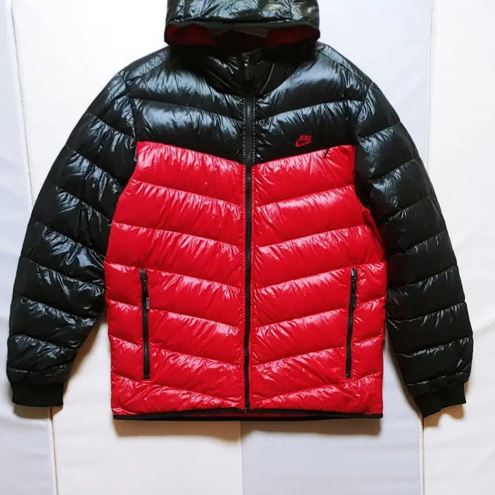[BUNJANG] Nike Lightweight Down Jacket Red Black 578 / [3XL] 나이키 경량 패딩점퍼 700 레드블랙578