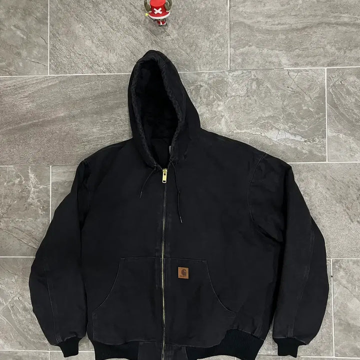 [BUNJANG] Carhartt J130 Duck Active Hooded Jacket (XL) / (XL) 칼하트 덕 액티브 후드자켓 J130 BLK 블랙